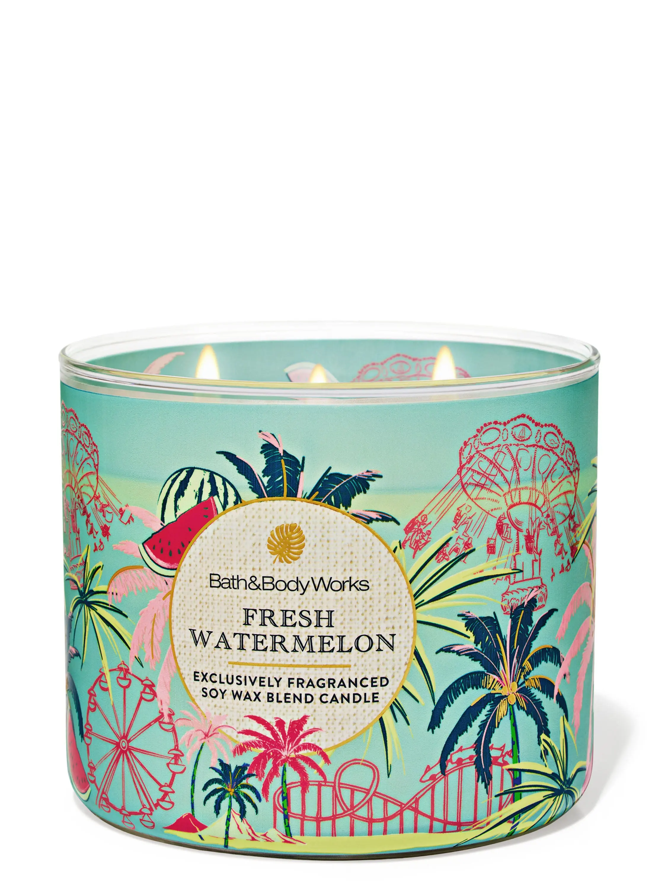 Fresh Watermelon 3-Wick Candle