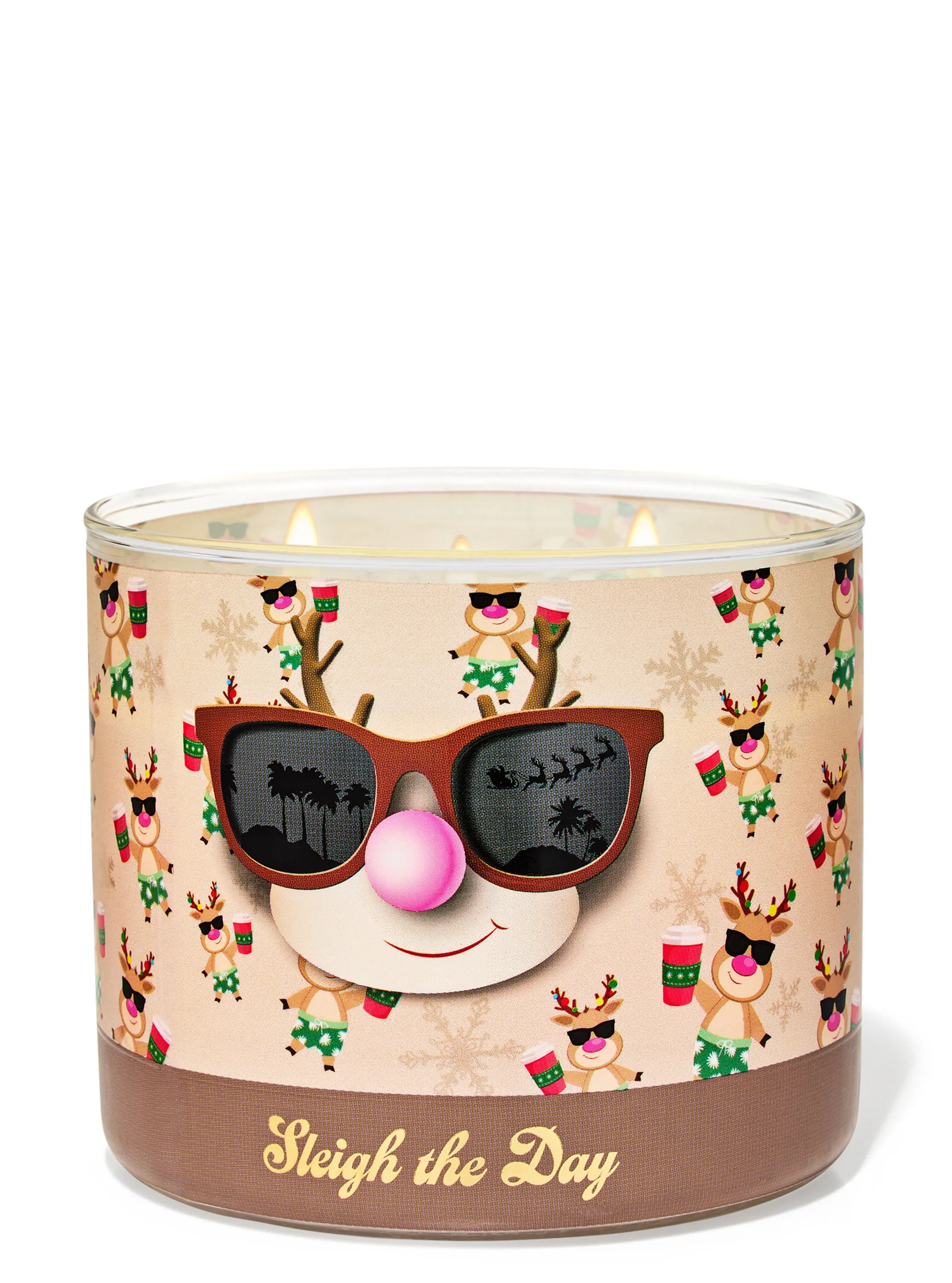 Hot Cocoa & Cream 3-Wick Candle - Image 2