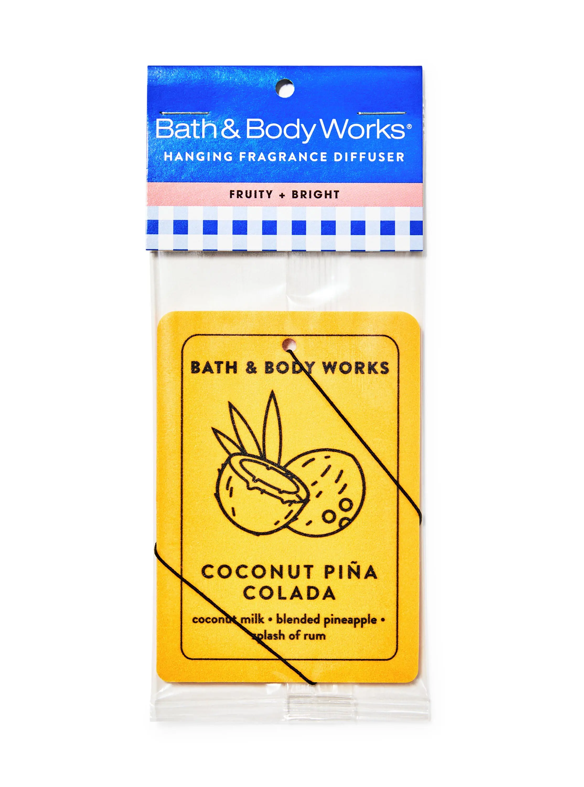 Coconut Pina Colada Hanging Fragrance Diffuser - Image 2