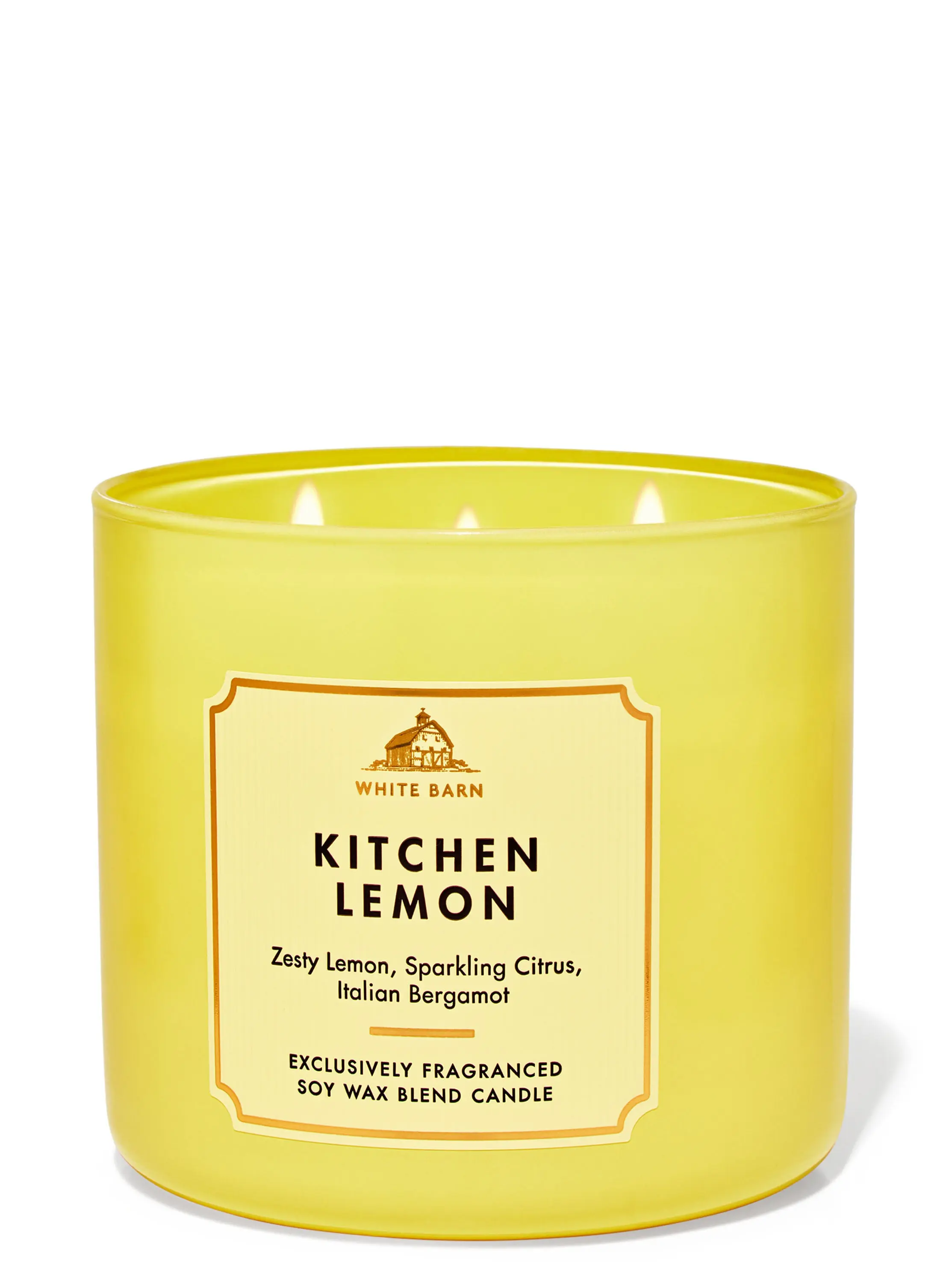 Kitchen Lemon 3-Wick Candle - Image 2