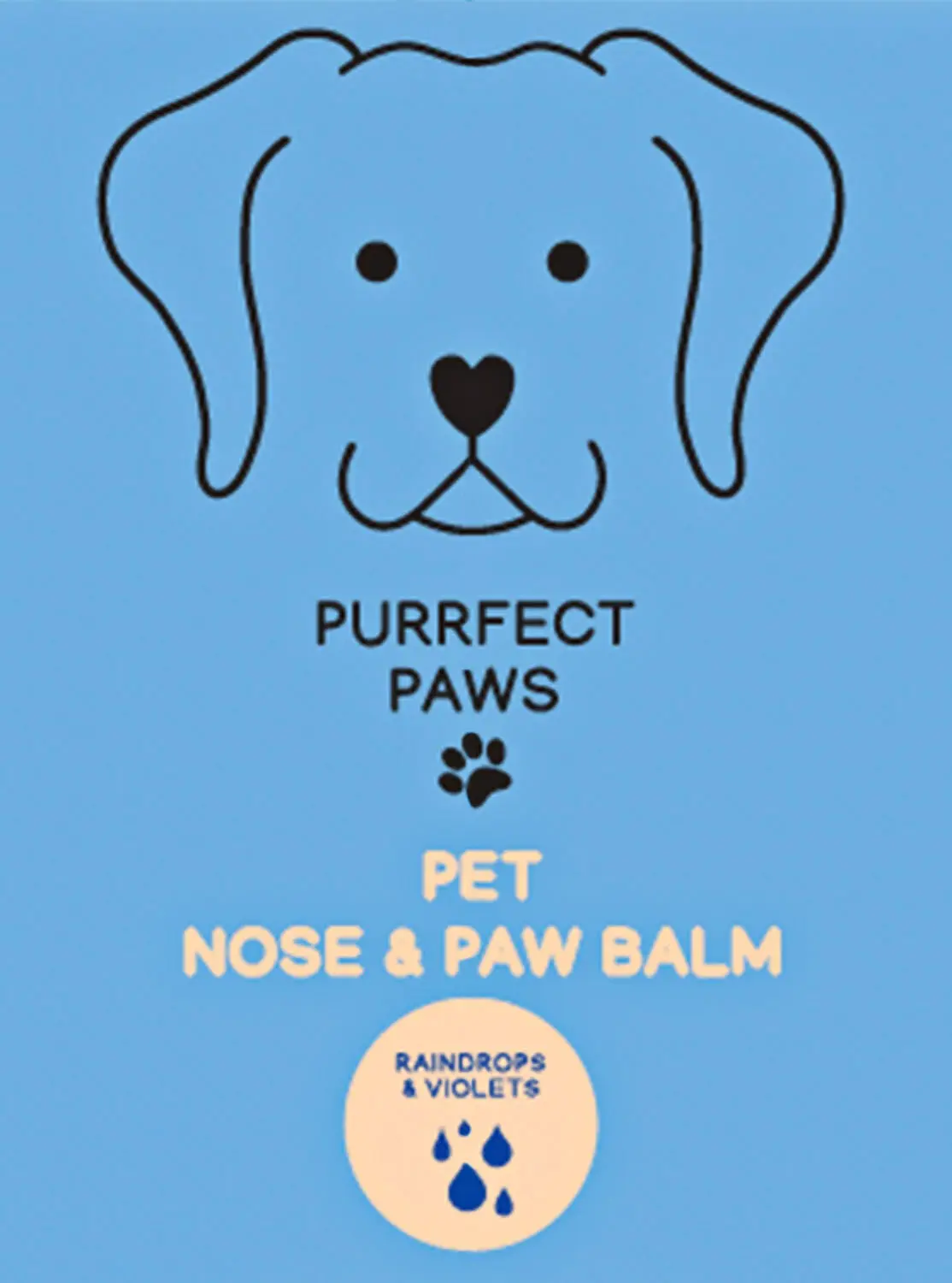 Raindrops & Violet Pet Nose & Paw Balm - Image 3